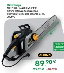 Bricoware Elettrosegas Alpina offerta
