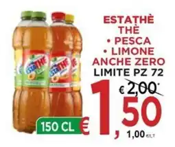 Jero Market Estathè thè pesca limone anche zero offerta