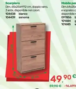 Bricoware Scarpiera offerta