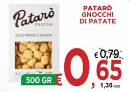 Jero Market Patarò gnocchi di patate offerta