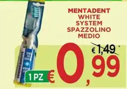 Jero Market Mentadent White System spazzolino medio offerta