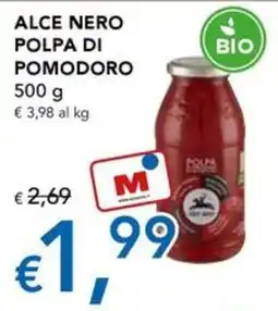 Migross Superstore Alce Nero polpa di pomodoro offerta