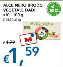 Migross Superstore Alce Nero brodo vegetale dadi offerta
