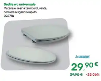 Sedile wc universale saniplast