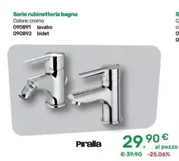 Bricoware Serie rubinetteria bagno Piralla offerta