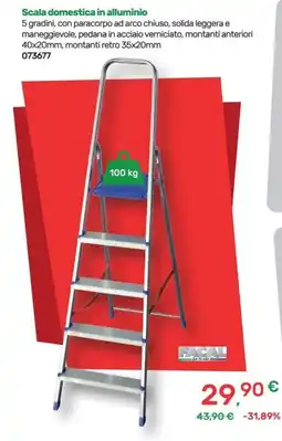 Bricoware Scala domestica in alluminio FACAL offerta