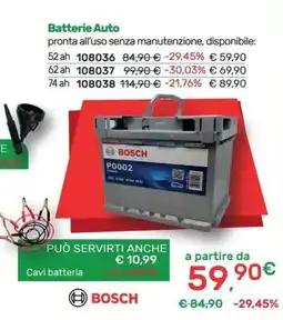 Bricoware Batterie Auto Bosch offerta