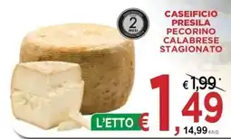 Jero Market Caseificio Presila Pecorino Calabrese Stagionato offerta