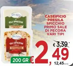Jero Market Caseificio Presila Spicchio Primo Sale di Pecora offerta
