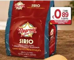 Jero Market Negroni Sirio prosciutto cotto offerta
