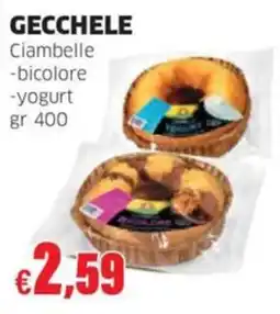 Mercati Alimentari Gecchele Ciambelle Bicolore Yogurt offerta
