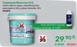 Bricoware Traspirante Renovmur offerta
