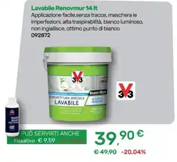 Bricoware Lavabile Renovmur offerta