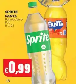 Mercati Alimentari Sprite Fanta offerta
