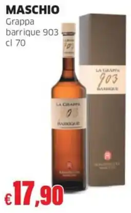 Mercati Alimentari Maschio Grappa barrique 903 offerta
