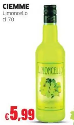 Mercati Alimentari Ciemme Limoncello offerta