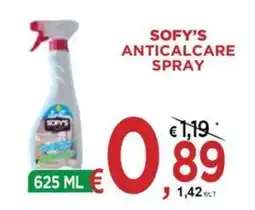 Jero Market Sofy's anticalcare spray offerta