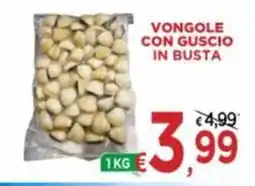 Jero Market Vongole con guscio in busta offerta