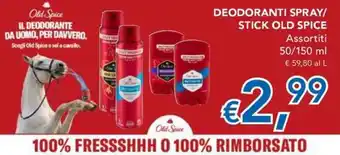 Deodoranti spray/stick Old Spice