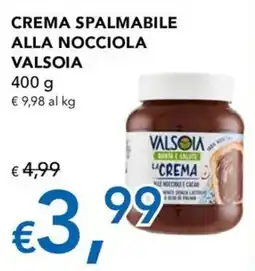 Migross Superstore Crema spalmabile alla nocciola Valsoia offerta