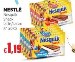Mercati Alimentari Nesquik Snack offerta