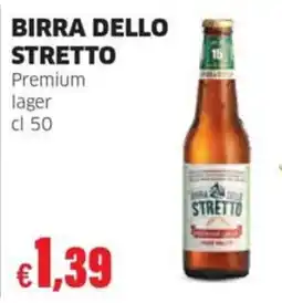 Mercati Alimentari Birra dello Stretto Premium lager offerta