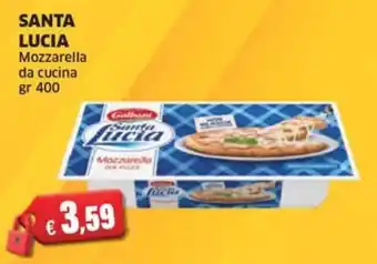 Mercati Alimentari Santa Lucia Mozzarella da cucina offerta