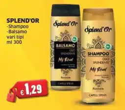 Mercati Alimentari Splend'Or Balsamo Olio Splendente My Ritual offerta