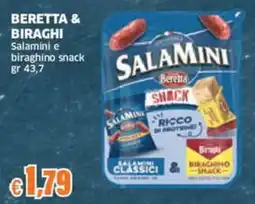 Mercati Alimentari Salamini & Biraghino snack offerta