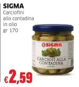 Mercati Alimentari Sigma Carciofini alla contadina offerta