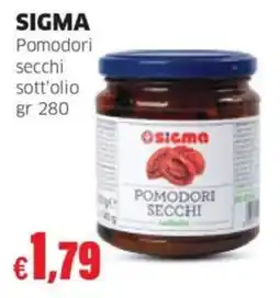 Mercati Alimentari Sigma pomodori secchi offerta