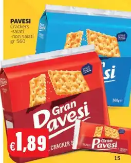 Mercati Alimentari Gran Pavesi Crackers offerta