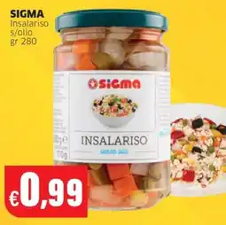 Mercati Alimentari Sigma insalariso senza olio offerta