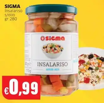 Sigma insalariso senza olio