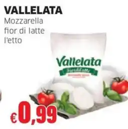 Mercati Alimentari Mozzarella fior di latte Vallelata offerta