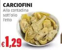 Mercati Alimentari Carciofini alla contadina sott'olio offerta
