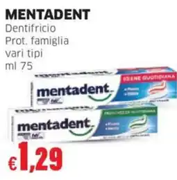 Mercati Alimentari Dentifricio Mentadent offerta