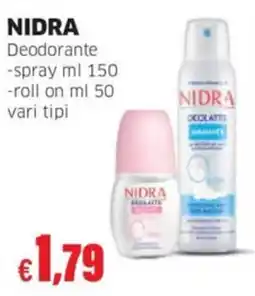 Mercati Alimentari Nidra deodorante offerta