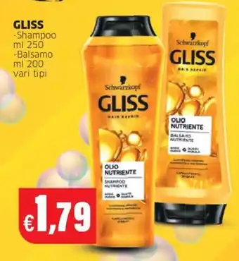 Schwarzkopf GLISS Olio Nutriente Shampoo Nutriente