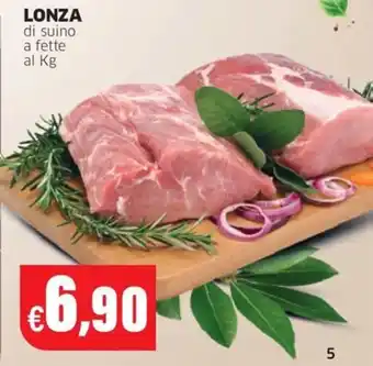 Mercati Alimentari Lonza di suino offerta