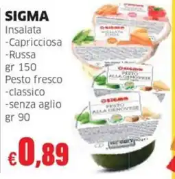 Mercati Alimentari Sigma insalata offerta