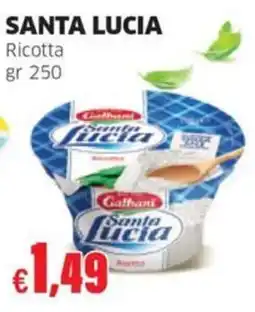 Mercati Alimentari Ricotta Santa Lucia offerta