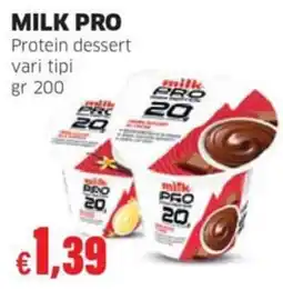 Mercati Alimentari Milk Pro Protein dessert offerta
