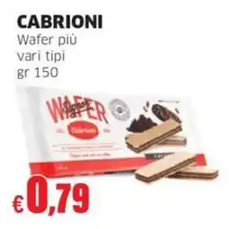 Mercati Alimentari Cabrioni wafer più vari tipi offerta