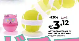 Extracoop Astucci a forma di palline in silicone offerta