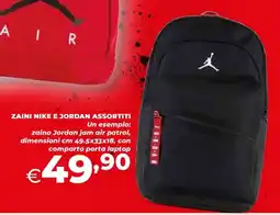 Extracoop Zaini nike e jordan assortiti offerta