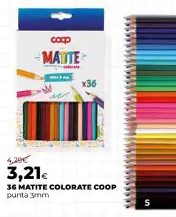 Extracoop Matite colorate Coop offerta