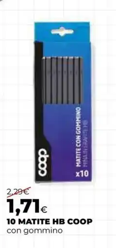 Extracoop Matite HB Coop con gommino offerta