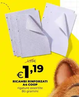 Extracoop Ricambi rinforzati A4 Coop offerta