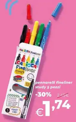 Extracoop Carioca fineliner study offerta